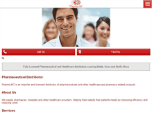 Tablet Screenshot of pharmamt.com